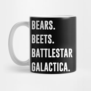 Bears Beets Battlestar Galactica Mug